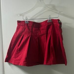 Red Mini Skirt